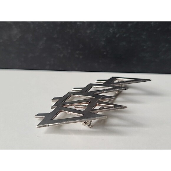 925 Sterling Silver Trees In A Forest Vintage Handmade Abstract - Picture 6 of 10